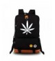 YOLEOLY Luminous Marijuana Cannabis Backpack