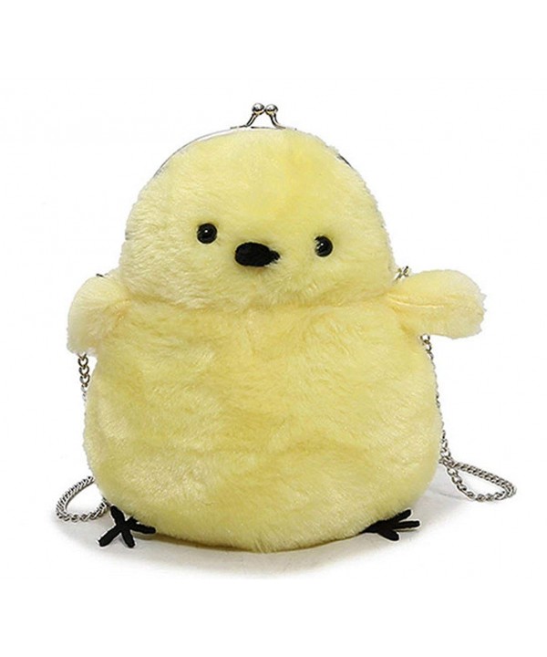 Cartoon Chicken Plush Shoulder Handbag