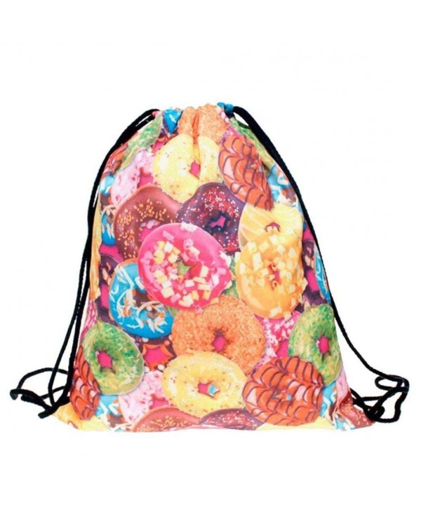 BESSKY Fashion Printing Drawstring Backpack