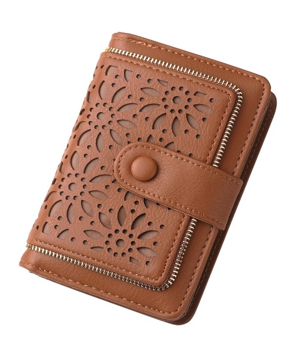 Blocking Vintage Organizer Wallet Ladies