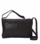 Donne Leather Apricot Crossbody Black