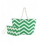 Mardini Striped Canvas Chevron Shoulder