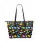 InterestPrint Dinosaur Leather Shoulder Handbags