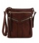 Double Compartment Crossbody Zipper Accent