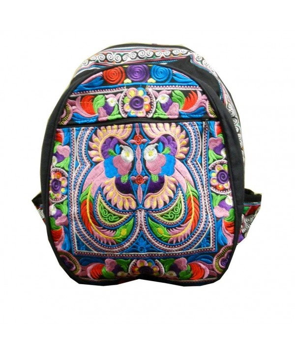 Backpack Ethnic Embroidered Hippie Multicolour