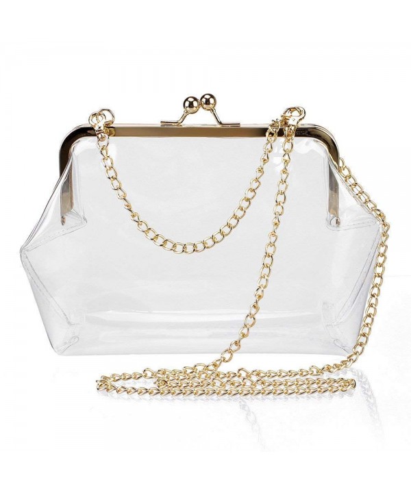 Crossbody Transparent Shoulder Clutch Removable