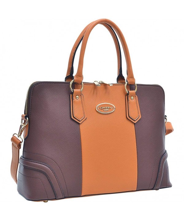 Dasein Colorblock Briefcase Removable Shoulder