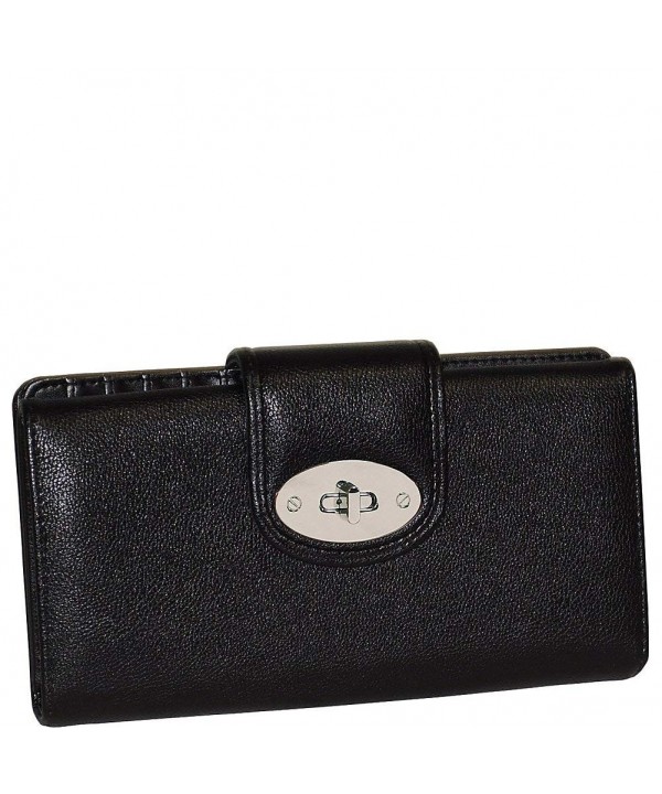 Buxton Jackie Go Superwallet Black