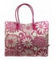 Tropical Fantasy Pink Woven Floral