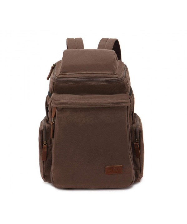 Herebuy Vintage Canvas Backpack College