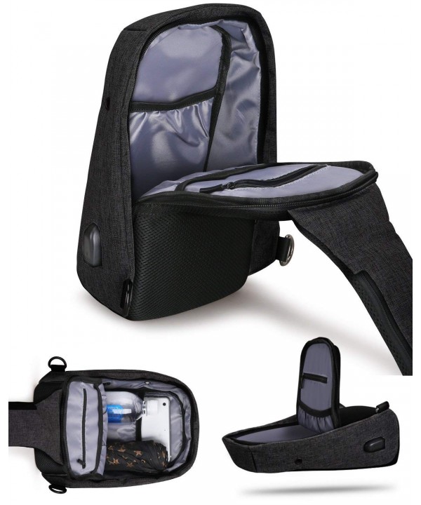 Sling Bag Shoulder Chest Cross Body Backpack Lightweight Multipurpose ...