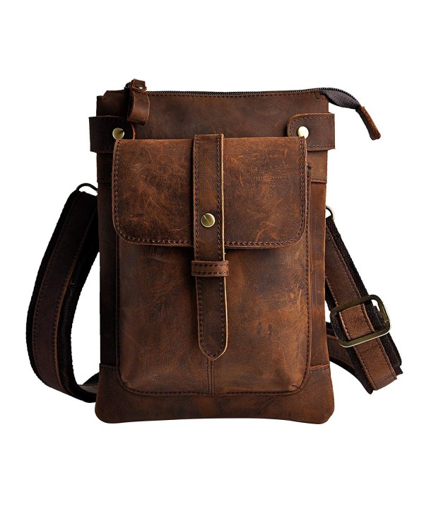 Leaokuu Genuine Leather Messenger Shoulder