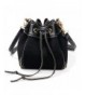 Bucket Leather Crossbody Handbags Keychain