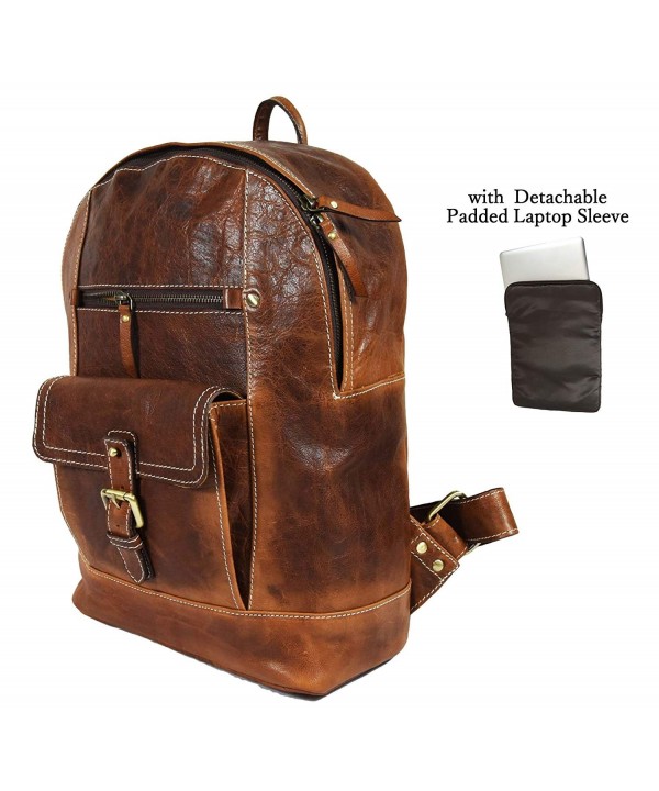 Leather Backpack Detachable Rucksack Aaron