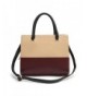 Multi Tone Squared Satchel Handbag