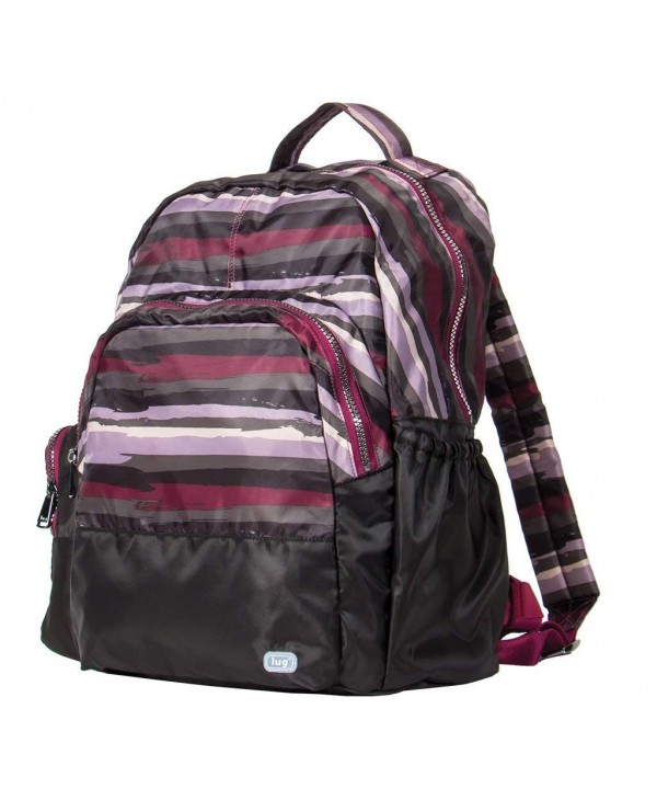 Lug Packable Backpack Painted Cranberry