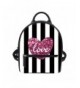 Striped Backpacks Shoulder Daypack Girls Love