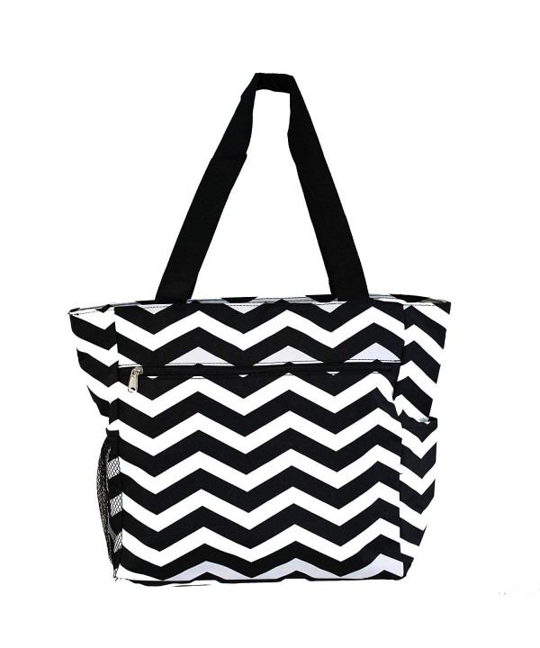 World Traveler Beach Black Chevron