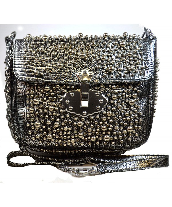 Handmade Fashion Metallic Handbag Shoulder