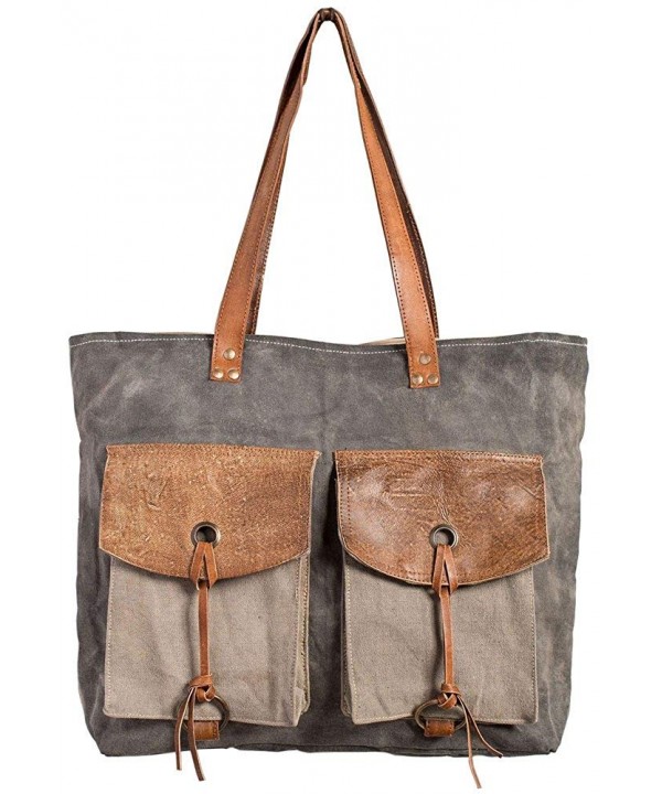 Flap and Strings Shoulder Bag