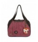 Chala Handbag Shoulder Animal Burgundy