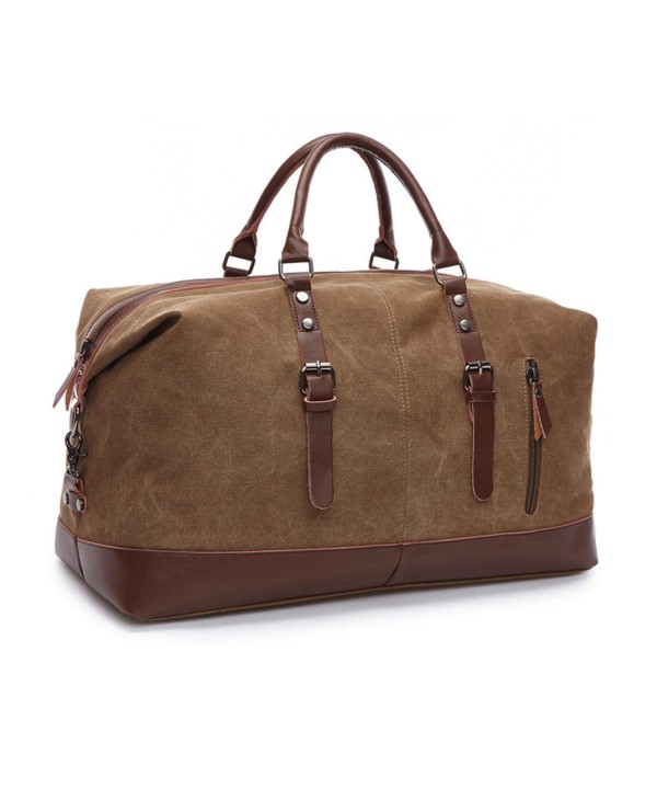 Seamand Coffee Leather Weekender Overnight