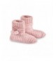 Slipper Booties Fleece Stylish Pom Poms