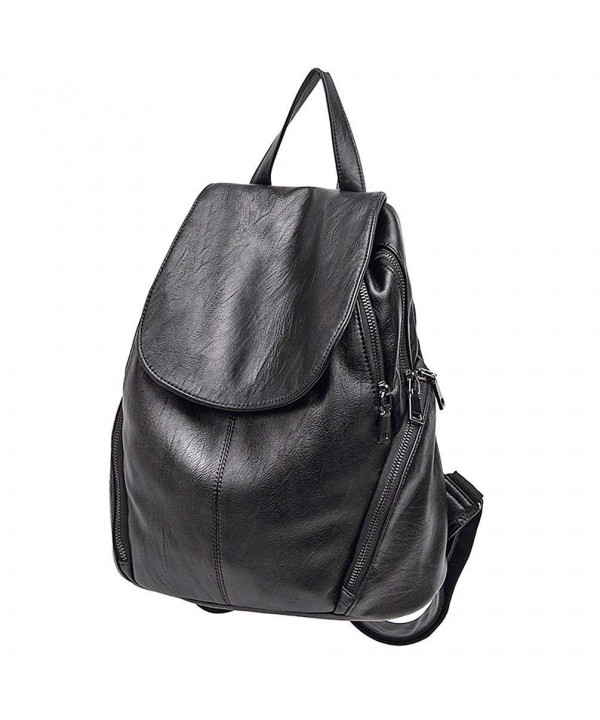 ELOMBR Womens Backpack Leather Shoulder