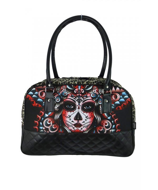 Liquor Butterfly Tattoo Rockabilly Handbag