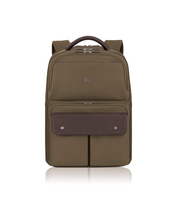 Solo Apollo Laptop Backpack Khaki