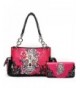 Flower Concealed Handbag Shoulder Wallet