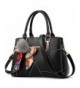 Designer Handle Handbag Crossbody Leather