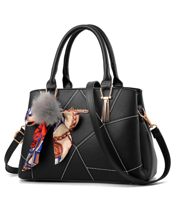 Designer Handle Handbag Crossbody Leather