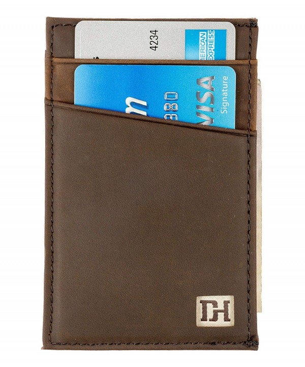 Slim Leather Wallets Men Credit