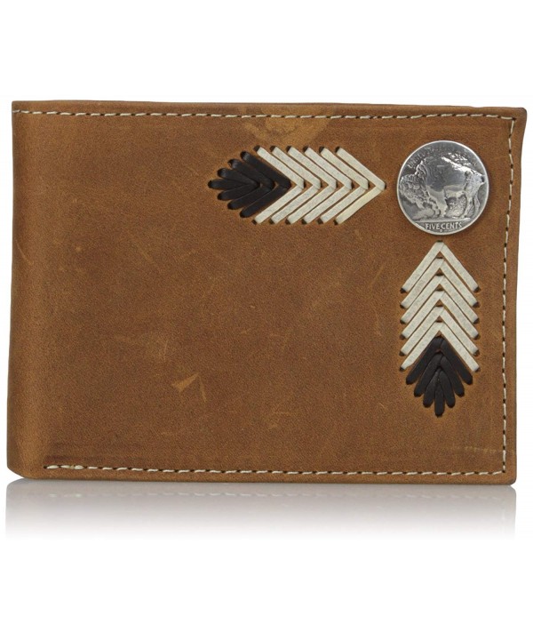 Nocona Buffalo Nickle Bifold Brown