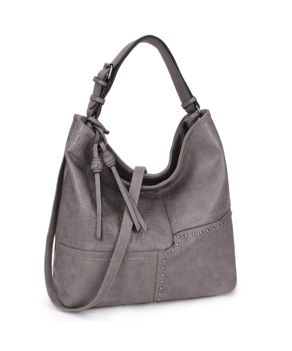 Dasein Hobo Shoulder Bag Grey