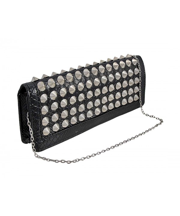 Womens Clutch Handbags Textured Conical