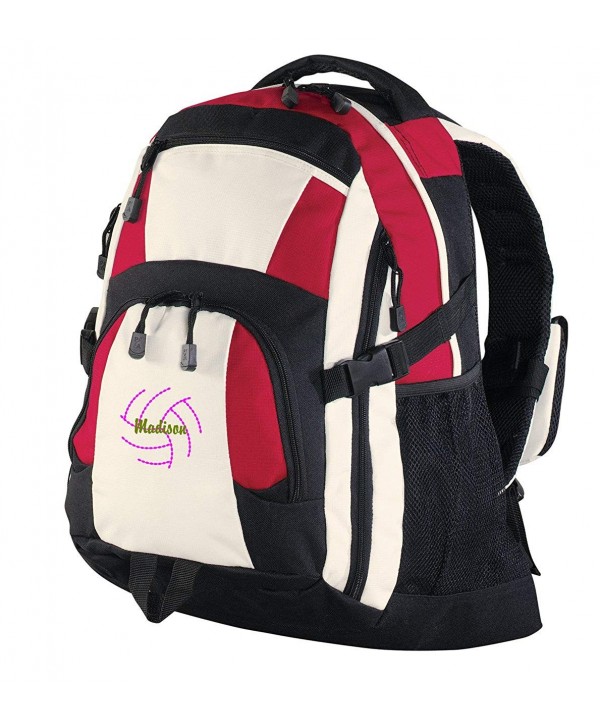 Personalized Volleyball Urban Backpack Black