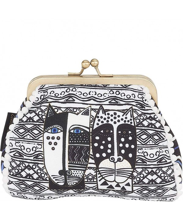 Laurel Burch Purse Black White