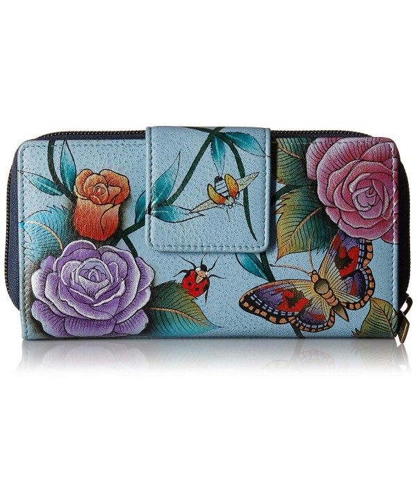 Anuschka Painted Leather Womens Organizer