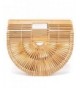 Bamboo Purse Tote Handbag Women