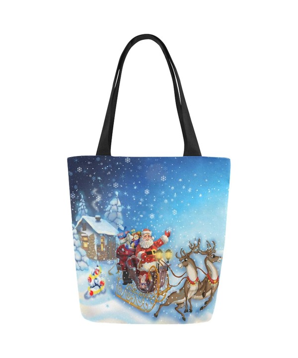 InterestPrint Christmas Clause Handbag Shoulder