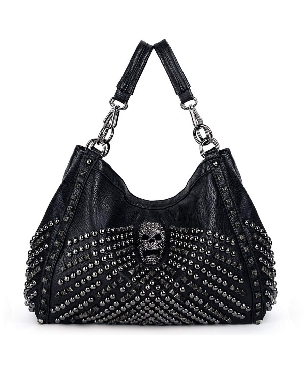 UTO Capacity Studded Handbag Shoulder