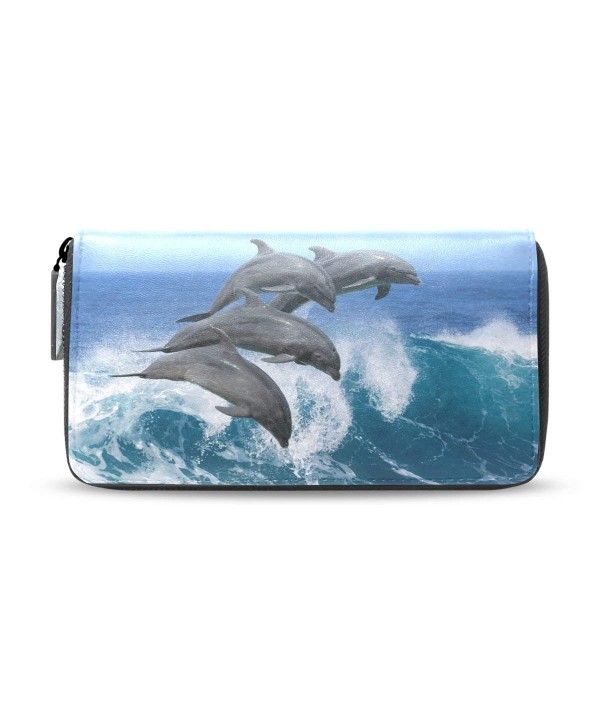 ALAZA Dolphin Clutch Handbag Organizer