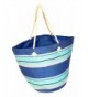 Bucket Striped Summer Womens Turquoise