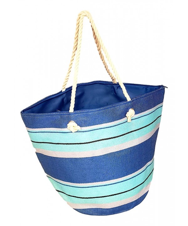 Bucket Striped Summer Womens Turquoise