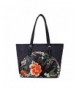 Womens Canvas Shoulder Embroidery Handbag