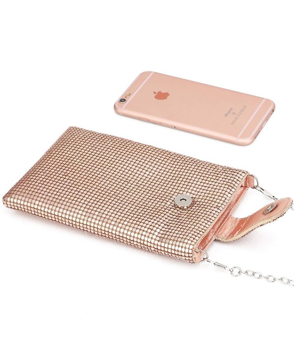 Wallet Evening Shoulder Champagne Crossbody