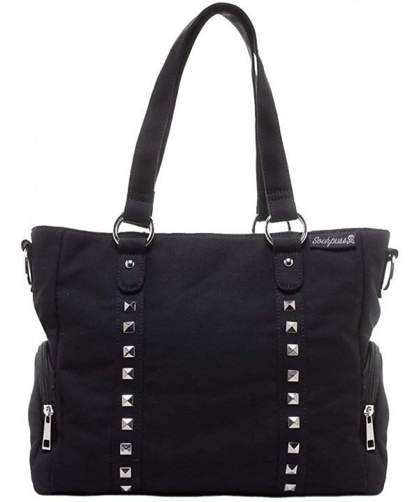 Sourpuss Leda Canvas Purse Black