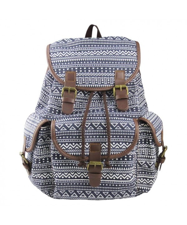 Imiflow Backpack College Schoolbags Pattern